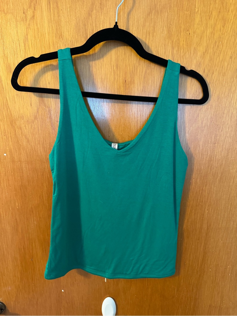Everyday Scoop Neck Tank Top in Teal